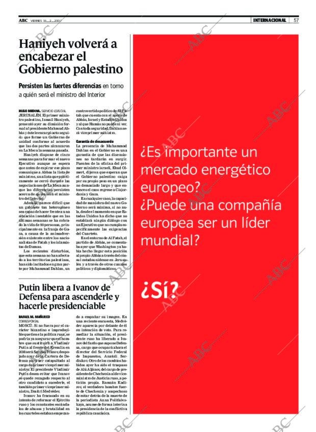 ABC SEVILLA 16-02-2007 página 57