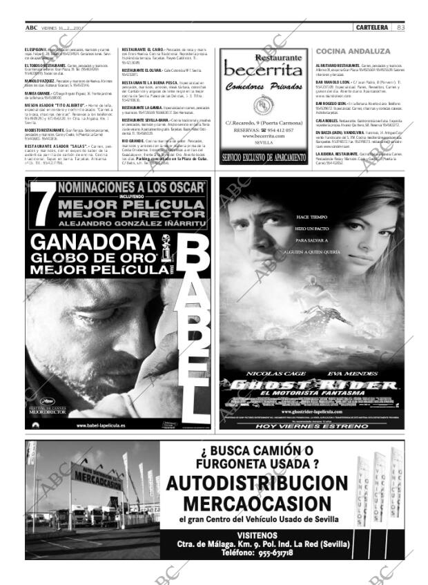 ABC SEVILLA 16-02-2007 página 83