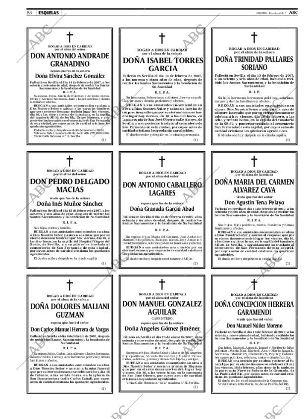 ABC SEVILLA 16-02-2007 página 88