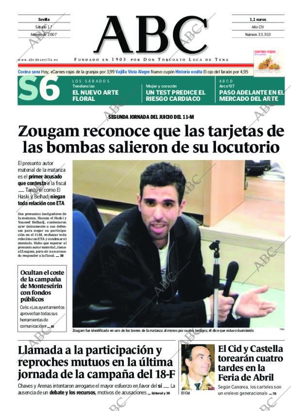 ABC SEVILLA 17-02-2007 página 1