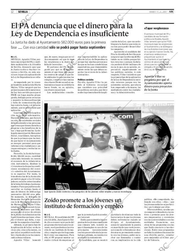 ABC SEVILLA 17-02-2007 página 12