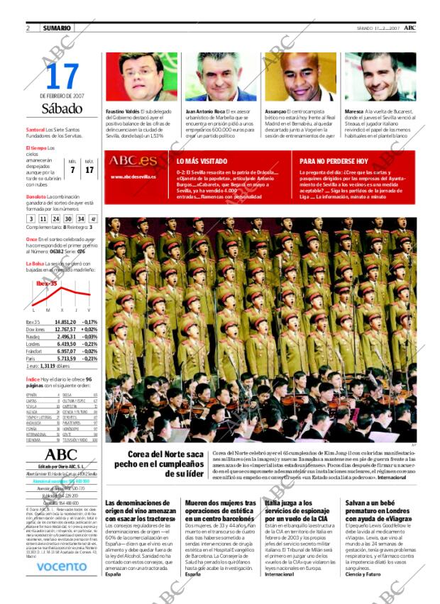 ABC SEVILLA 17-02-2007 página 2