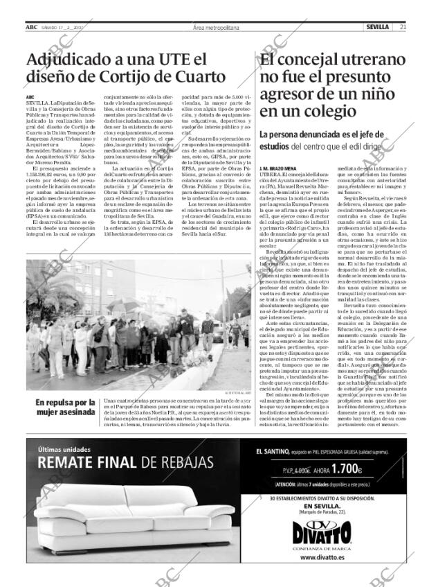 ABC SEVILLA 17-02-2007 página 21