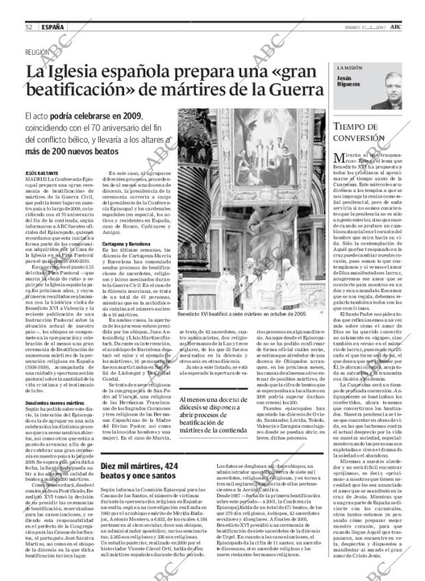 ABC SEVILLA 17-02-2007 página 52