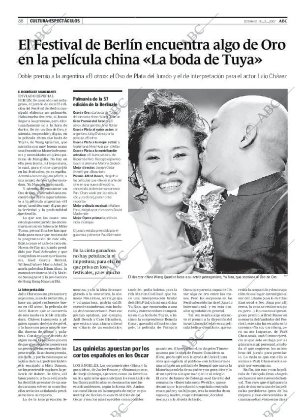 ABC MADRID 18-02-2007 página 88