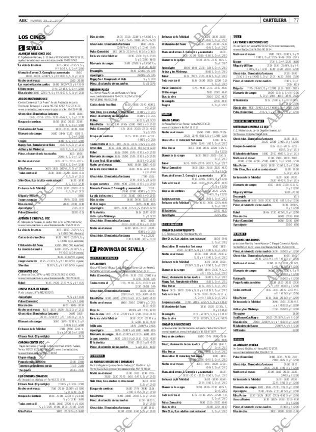 ABC SEVILLA 20-02-2007 página 77
