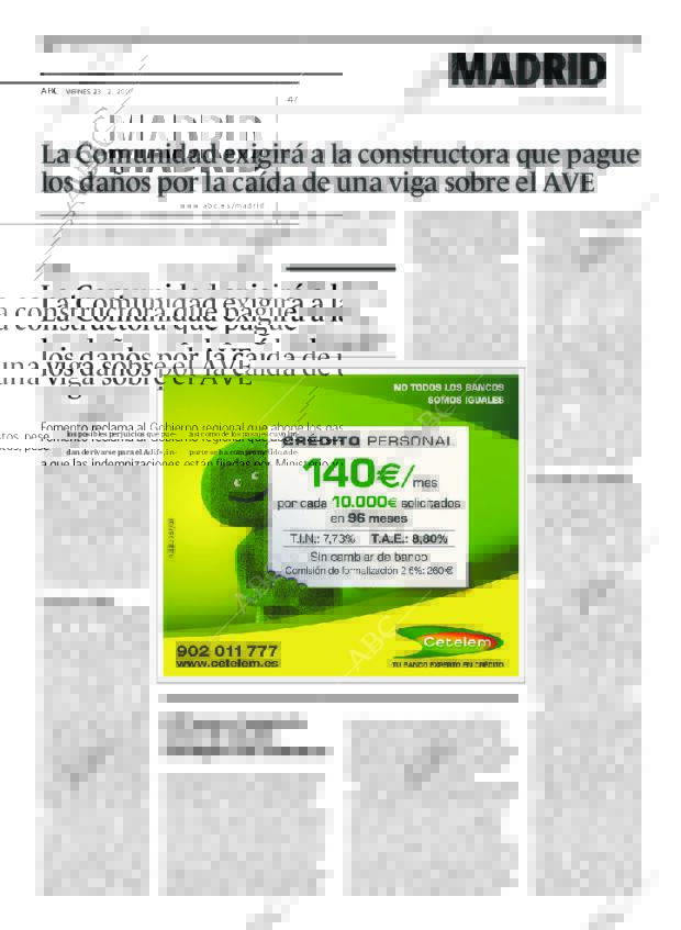 ABC MADRID 23-02-2007 página 47