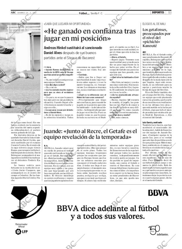 ABC SEVILLA 25-02-2007 página 111