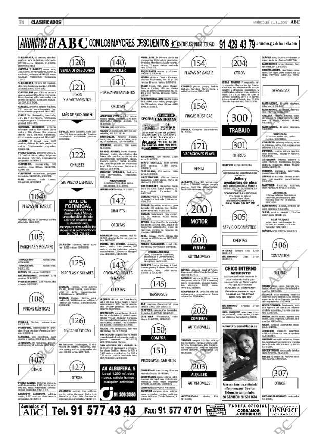 ABC MADRID 07-03-2007 página 74