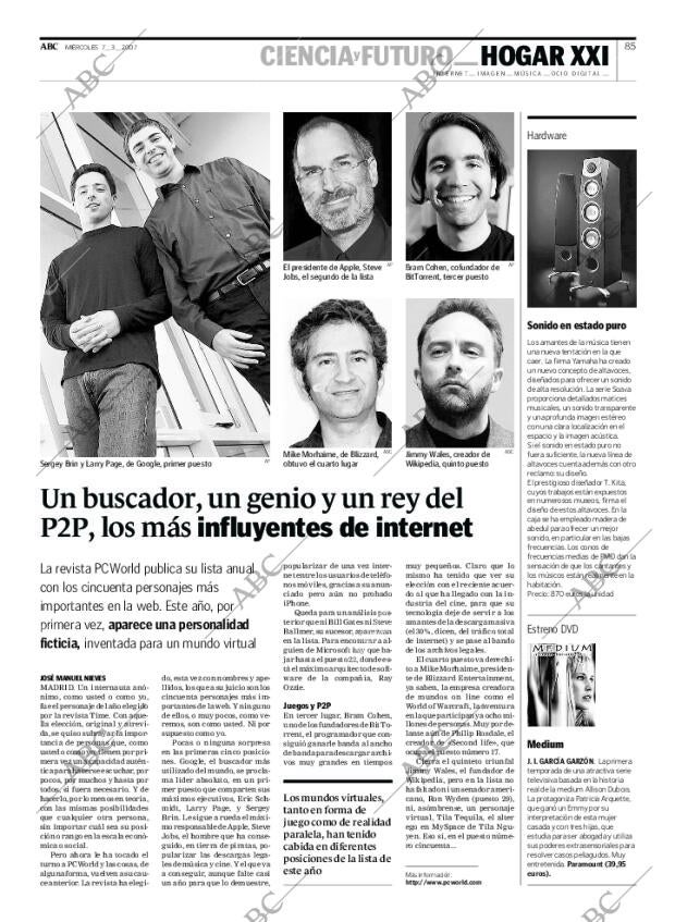 ABC MADRID 07-03-2007 página 85