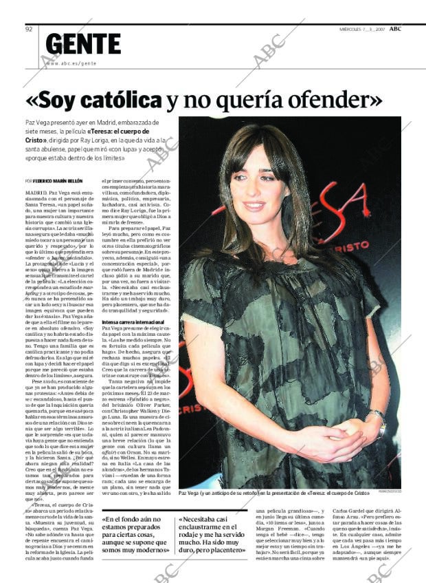 ABC MADRID 07-03-2007 página 92