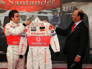 santander fernando alonso en santander y emilio botin juan manuel serrano arce