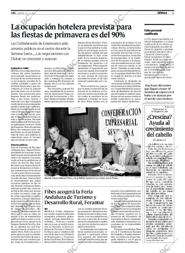 ABC SEVILLA 13-03-2007 página 13