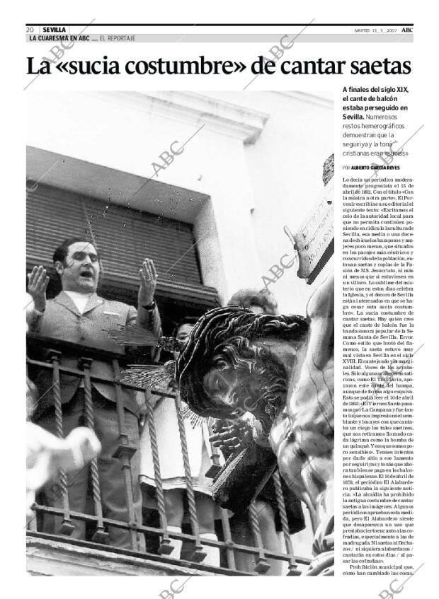 ABC SEVILLA 13-03-2007 página 20