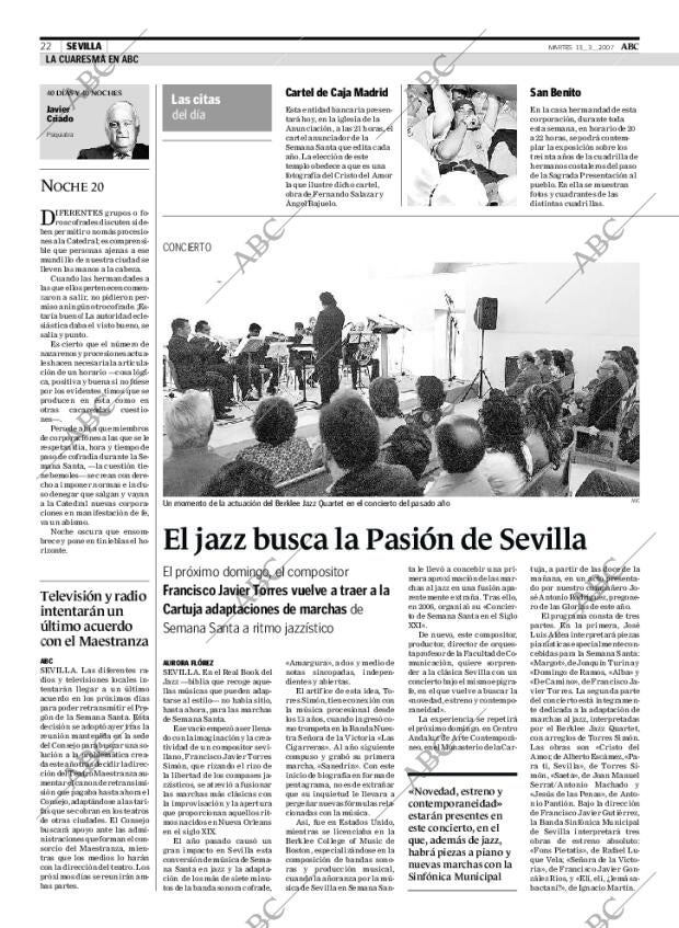 ABC SEVILLA 13-03-2007 página 22