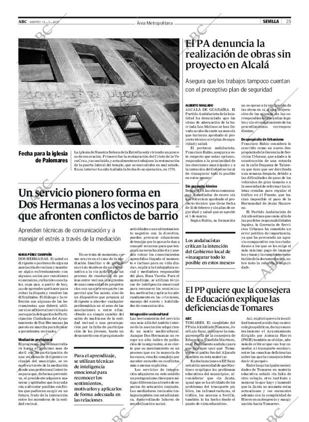 ABC SEVILLA 13-03-2007 página 25