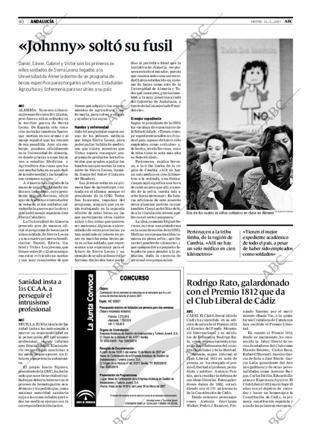 ABC SEVILLA 13-03-2007 página 40