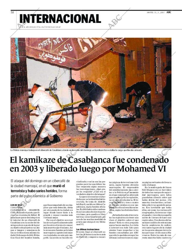 ABC SEVILLA 13-03-2007 página 58