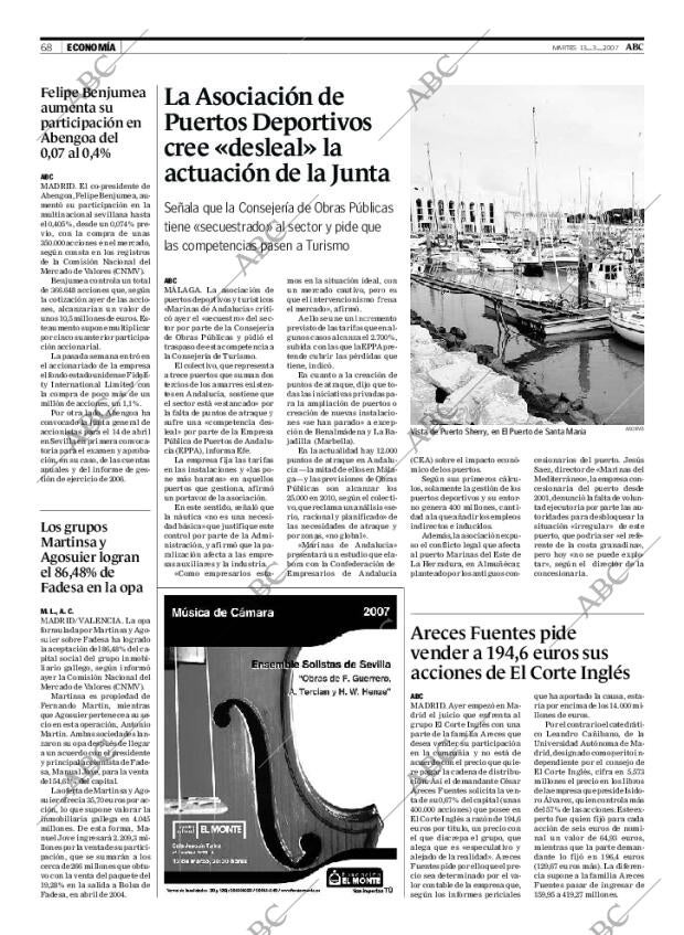ABC SEVILLA 13-03-2007 página 68