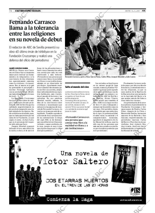 ABC SEVILLA 13-03-2007 página 74