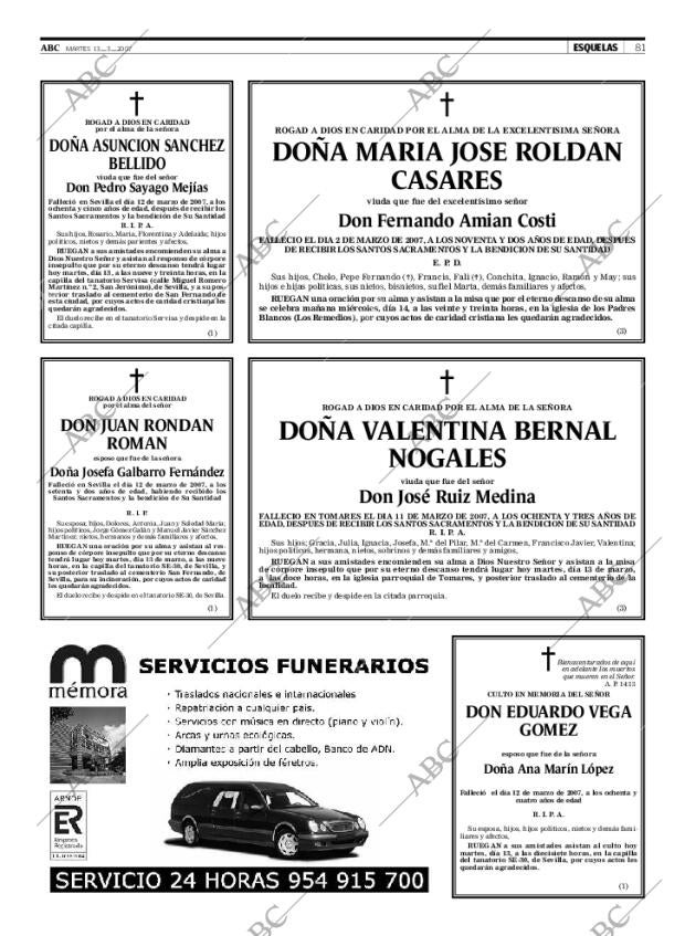 ABC SEVILLA 13-03-2007 página 81