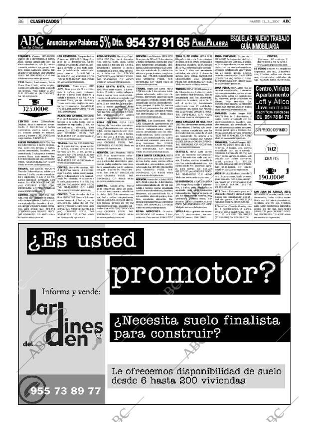 ABC SEVILLA 13-03-2007 página 86