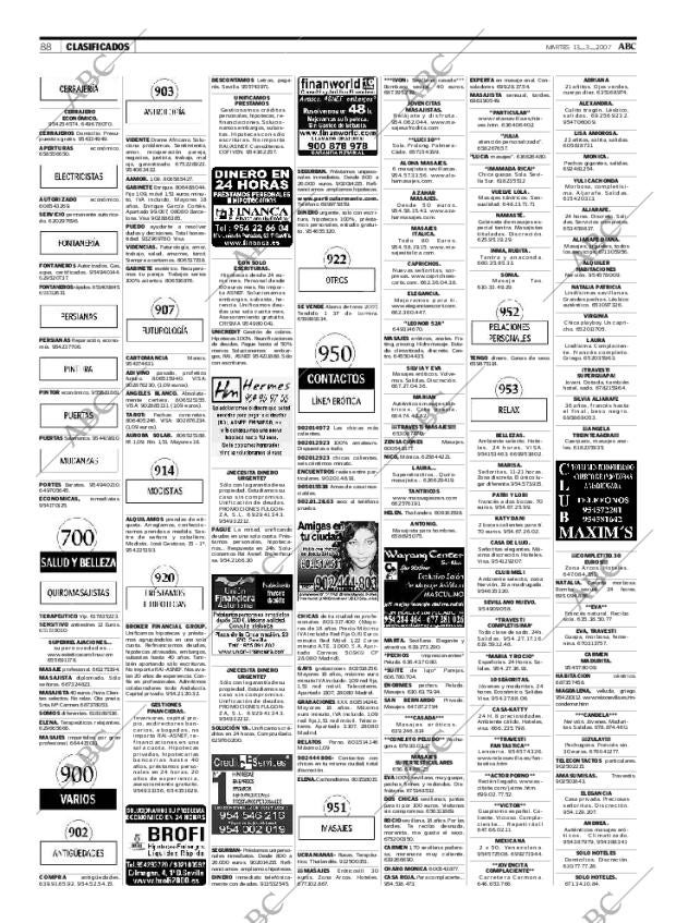 ABC SEVILLA 13-03-2007 página 88