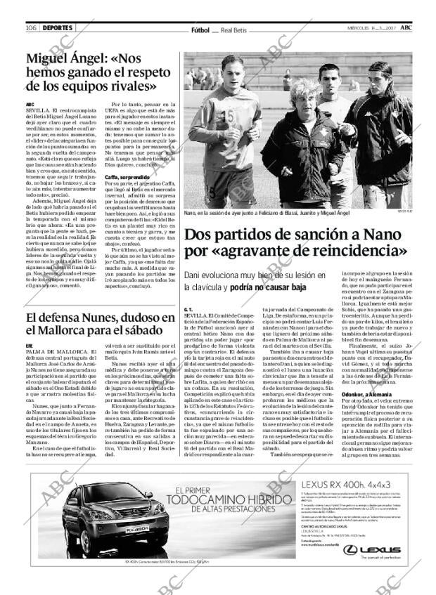 ABC SEVILLA 14-03-2007 página 106