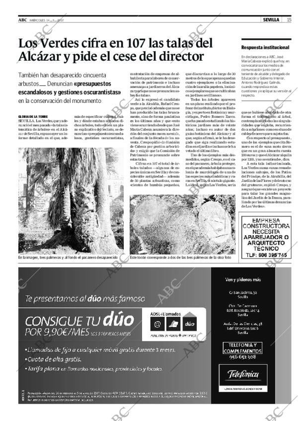 ABC SEVILLA 14-03-2007 página 15
