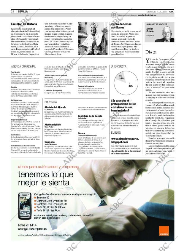 ABC SEVILLA 14-03-2007 página 23