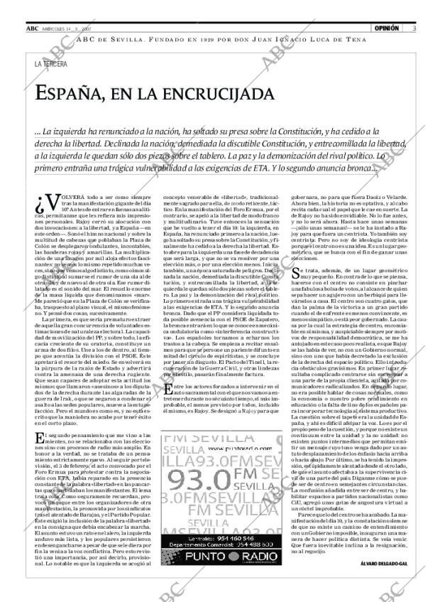 ABC SEVILLA 14-03-2007 página 3