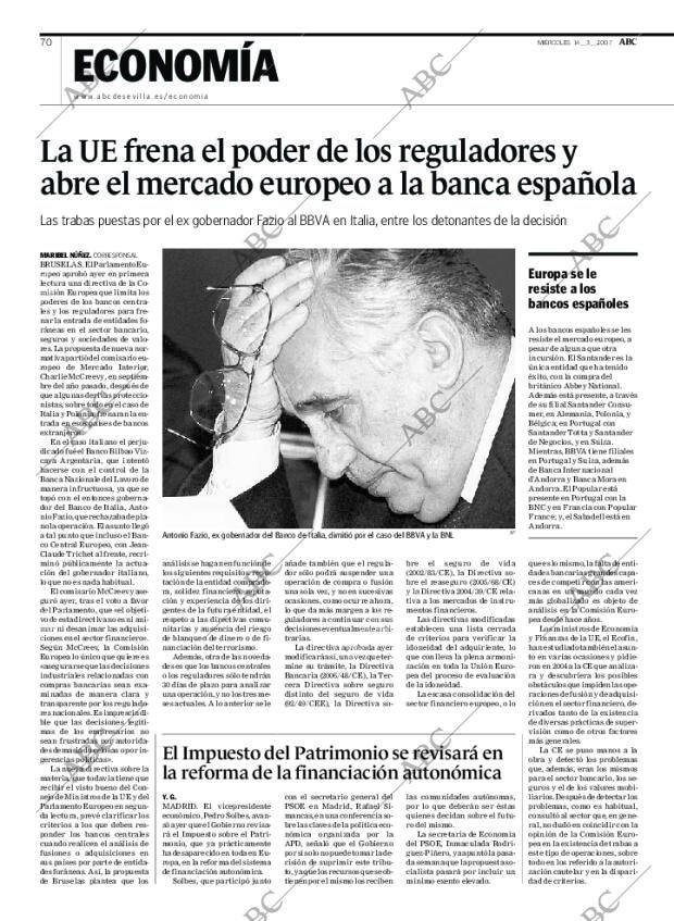 ABC SEVILLA 14-03-2007 página 70
