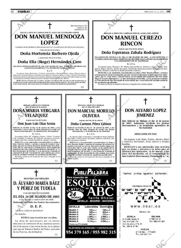 ABC SEVILLA 14-03-2007 página 88