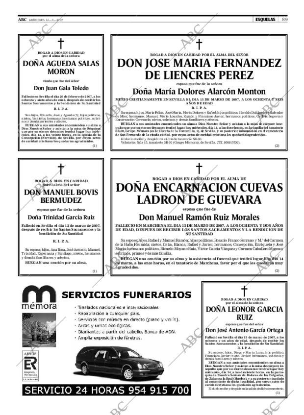 ABC SEVILLA 14-03-2007 página 89