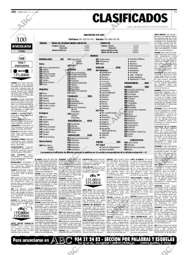 ABC SEVILLA 14-03-2007 página 91