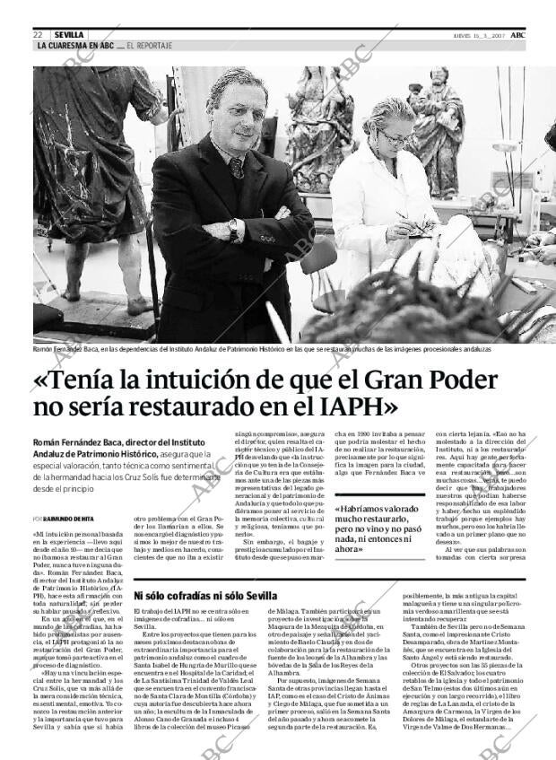 ABC SEVILLA 15-03-2007 página 22