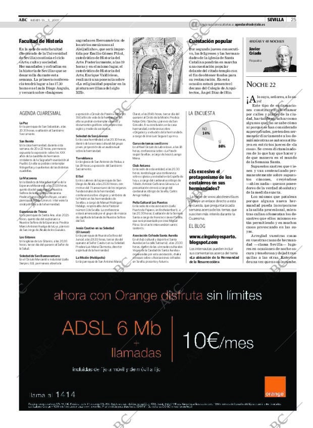 ABC SEVILLA 15-03-2007 página 25