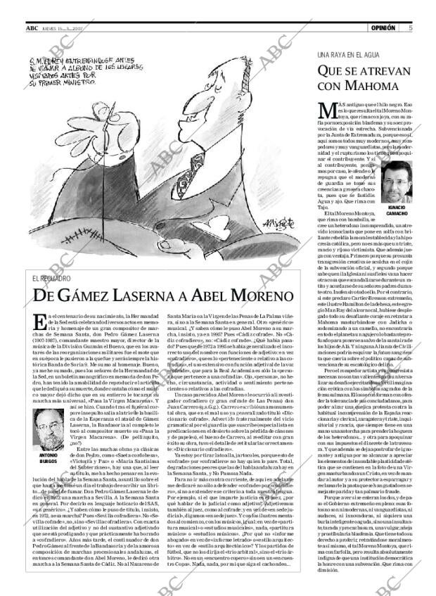 ABC SEVILLA 15-03-2007 página 5