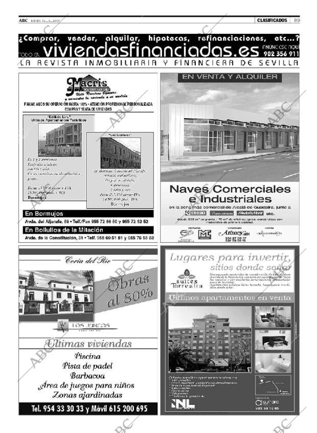 ABC SEVILLA 15-03-2007 página 89