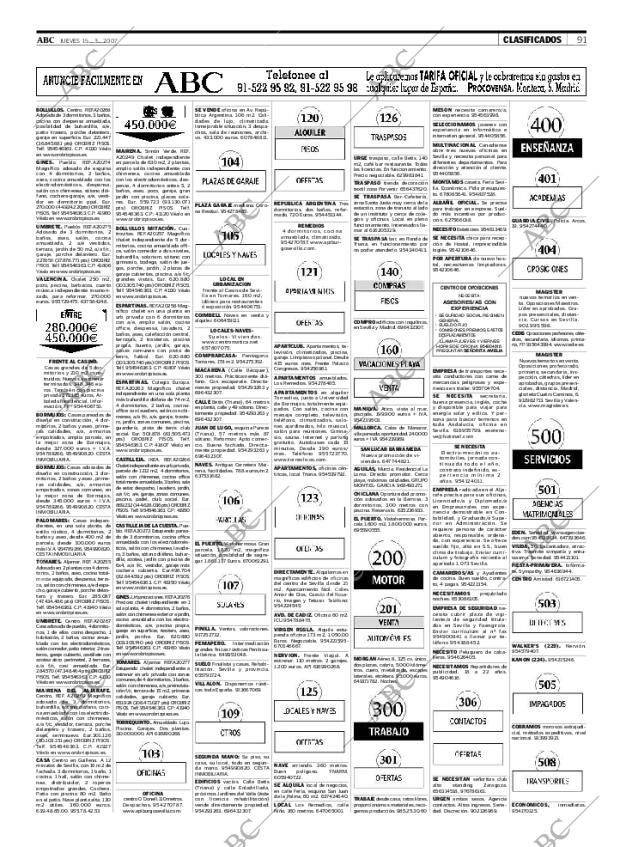 ABC SEVILLA 15-03-2007 página 91