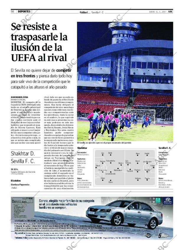 ABC SEVILLA 15-03-2007 página 98
