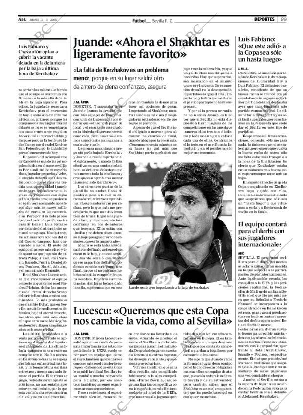 ABC SEVILLA 15-03-2007 página 99