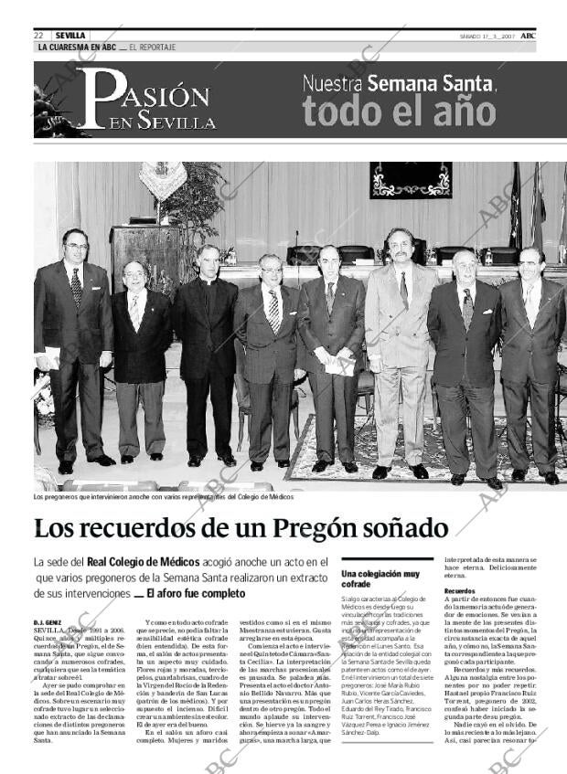 ABC SEVILLA 17-03-2007 página 22