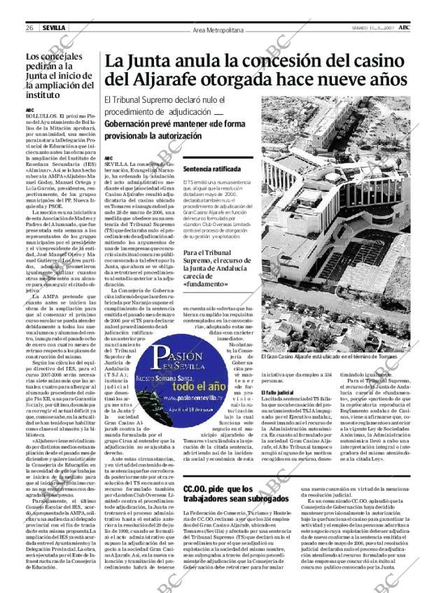 ABC SEVILLA 17-03-2007 página 26