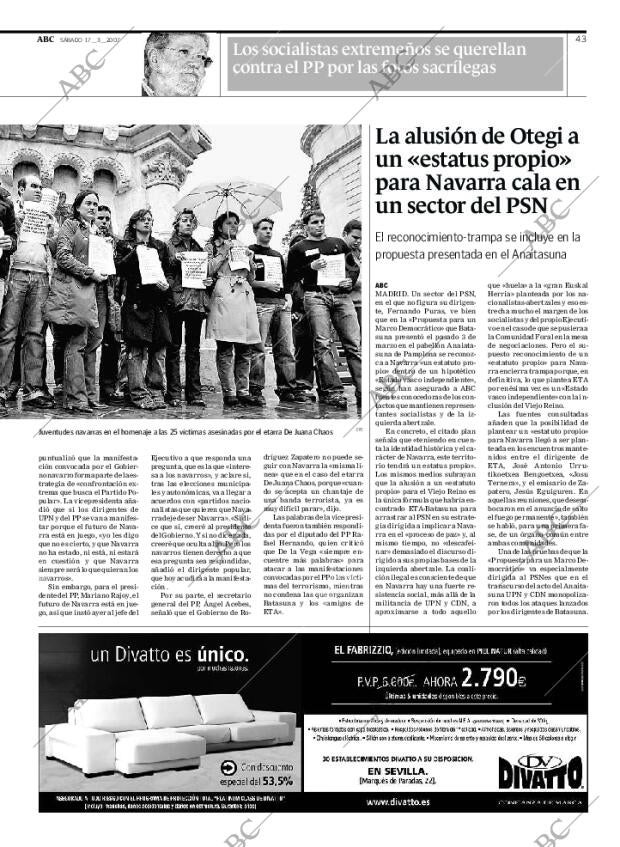 ABC SEVILLA 17-03-2007 página 43