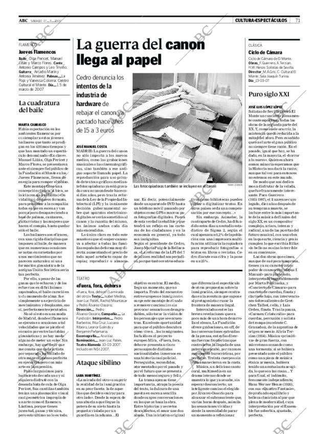 ABC SEVILLA 17-03-2007 página 87