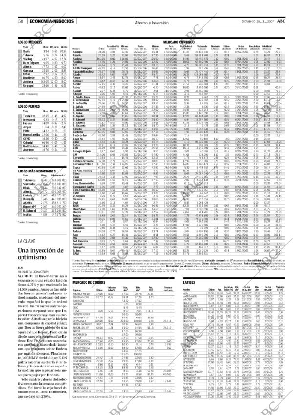 ABC MADRID 25-03-2007 página 58