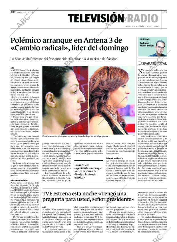 ABC MADRID 27-03-2007 página 103