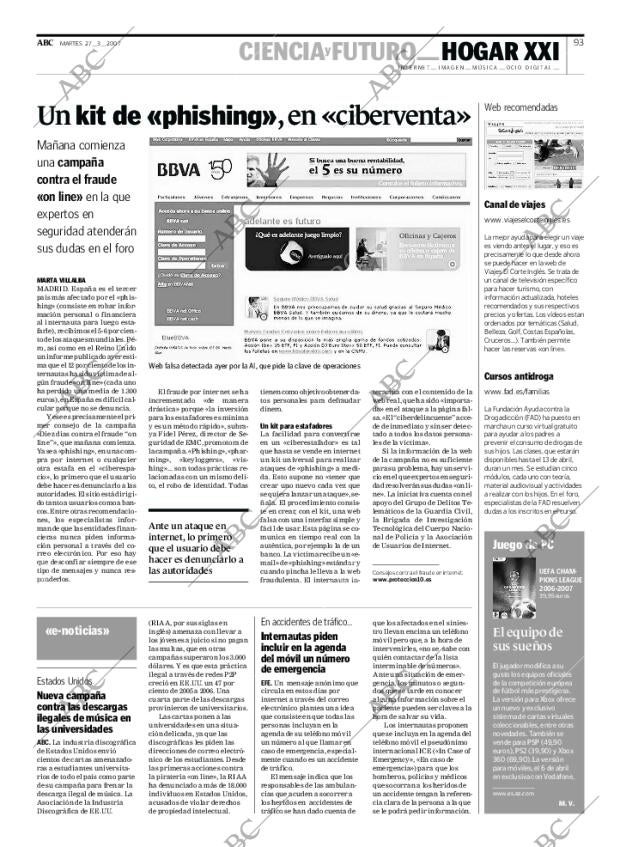 ABC MADRID 27-03-2007 página 93