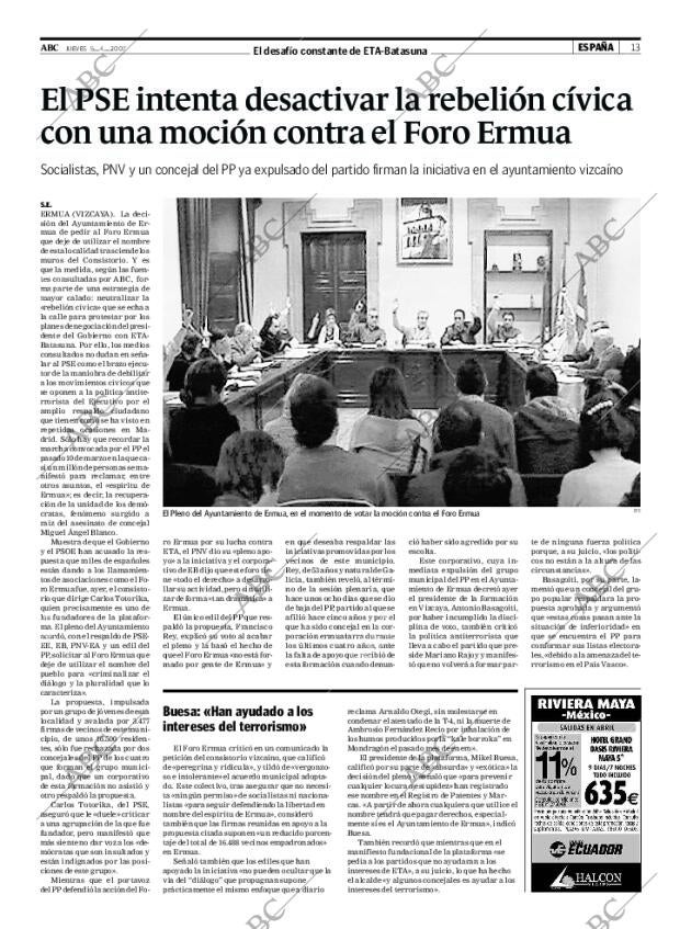 ABC MADRID 05-04-2007 página 13